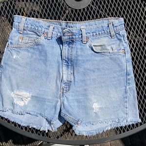 Levi's Distressed Cut Off Jean Shorts sz 34 (men)